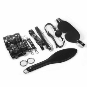 Set de Bondage – 7 Pièces en Cuir Vegan