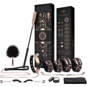 Coffret BDSM Premium – Rosy Gold (9 Accessoires)
